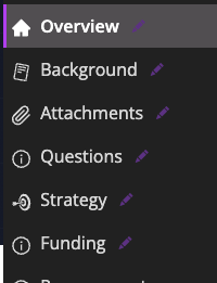 Sections in a board item form