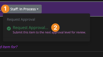 submitting a board item